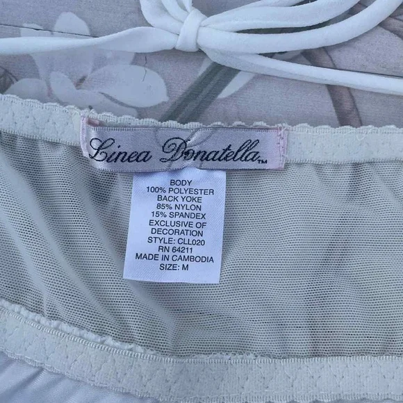 Linea Donatella White and Silver Embellished Dress - Picture 2 of 5